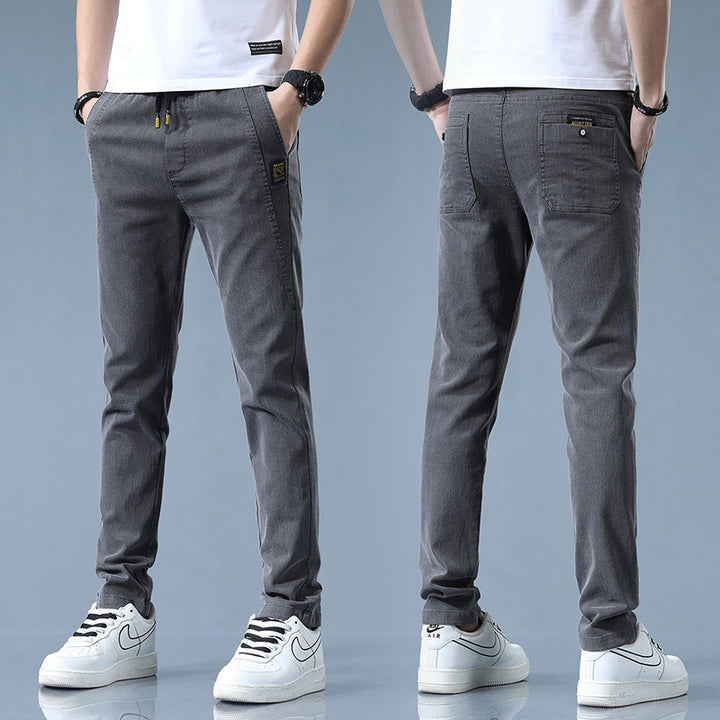 Stylish chino pants for men with adjustable waist and modern details Lune London