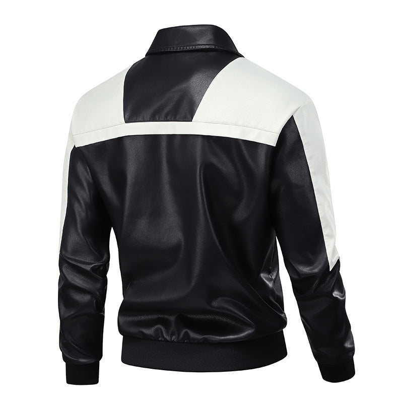 Elegant men's jacket with leather accents Lune London