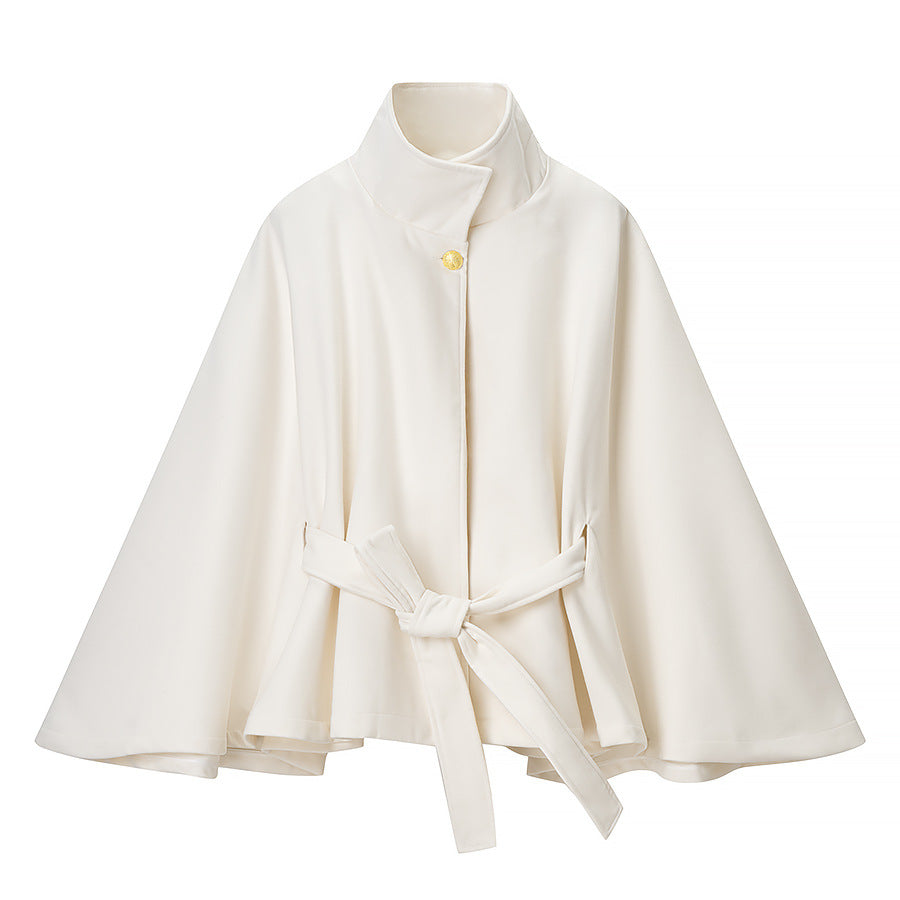 Veste cape élégante pour femmes avec ceinture ajustable Chic & Stil