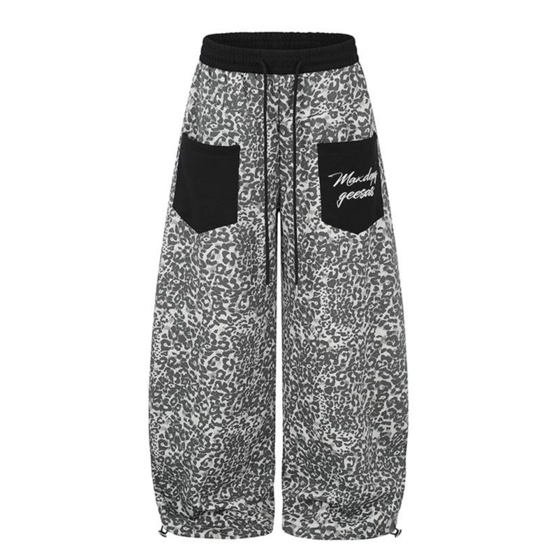 Women Extra Wide Palazzo Lounge Pants in Culotte Cut with Elastic Comfort Waistband, Contrasting Patch Pockets and Adjustable Hem Amarae