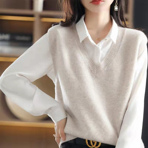 Ladies pullover cardigan Amarae