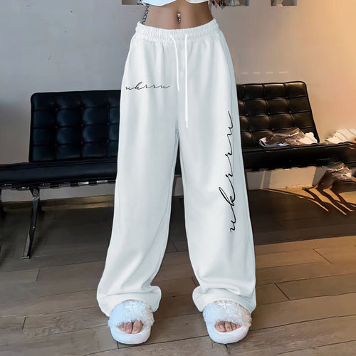 Women's loose leisure pants with elastic waistband and side pockets Amarae