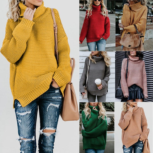 Sweater women turtleneck cozy Amarae