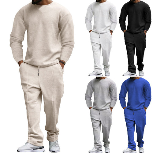 Chic Sweatshirt and Jogging Pants Set for Men