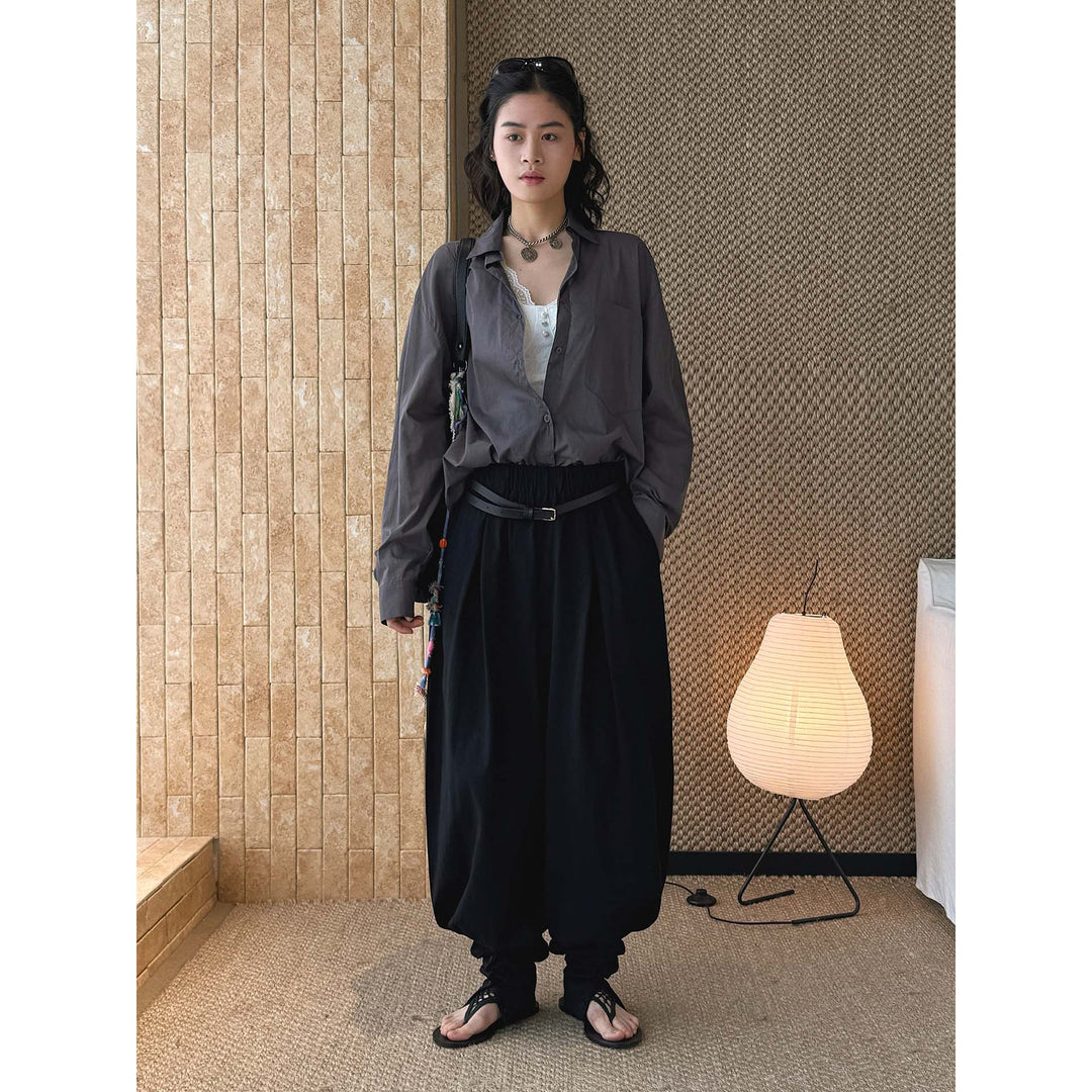 Women Asymmetrical Striped Layering Long Sleeve Dress