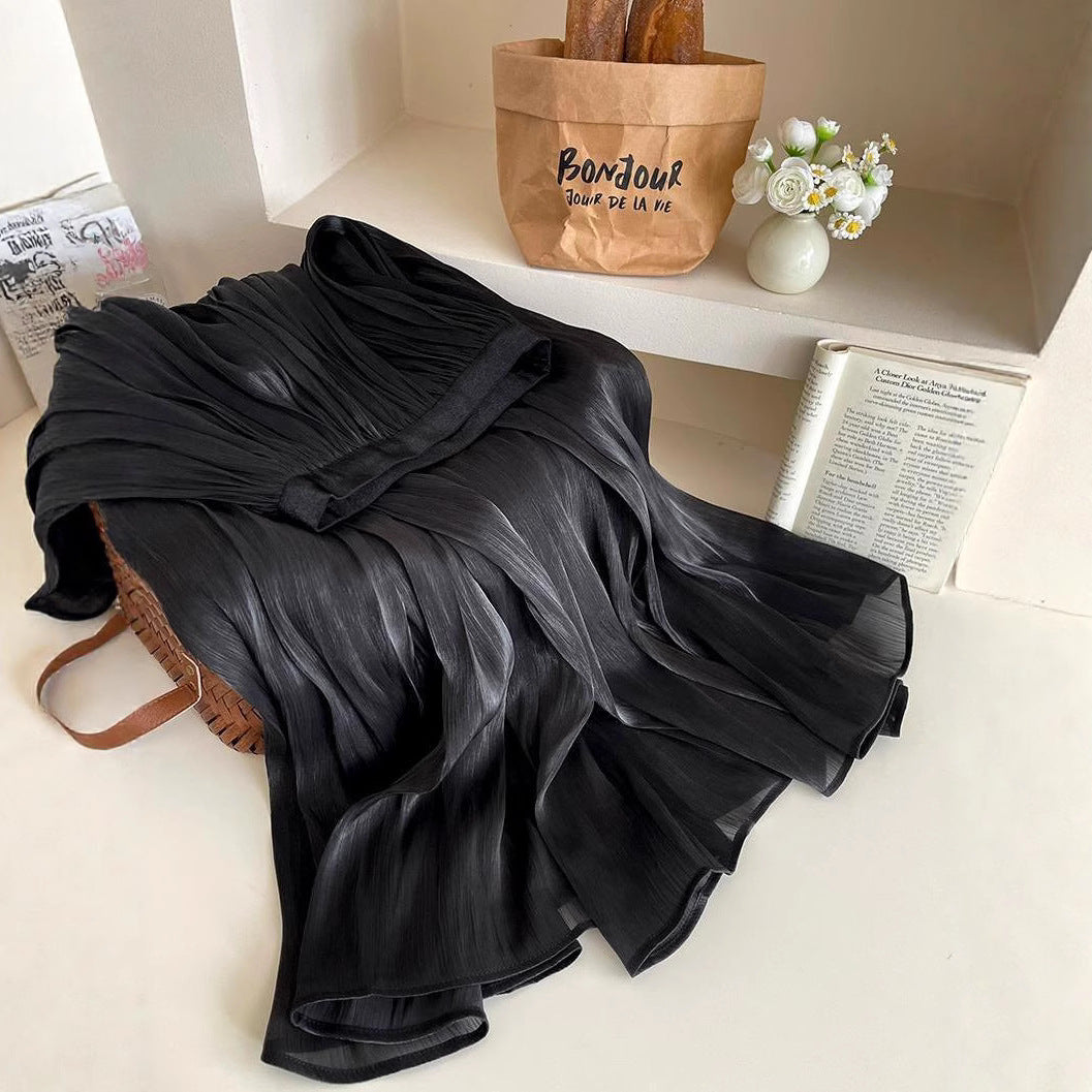 Robe maxi plissée pour femmes Chic & Stil