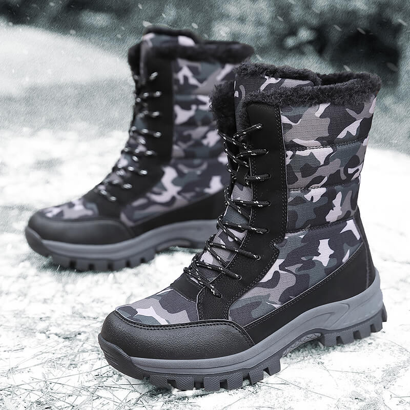 Winter boots for women lined with an insulating inner lining and a non-slip molded sole Lune London