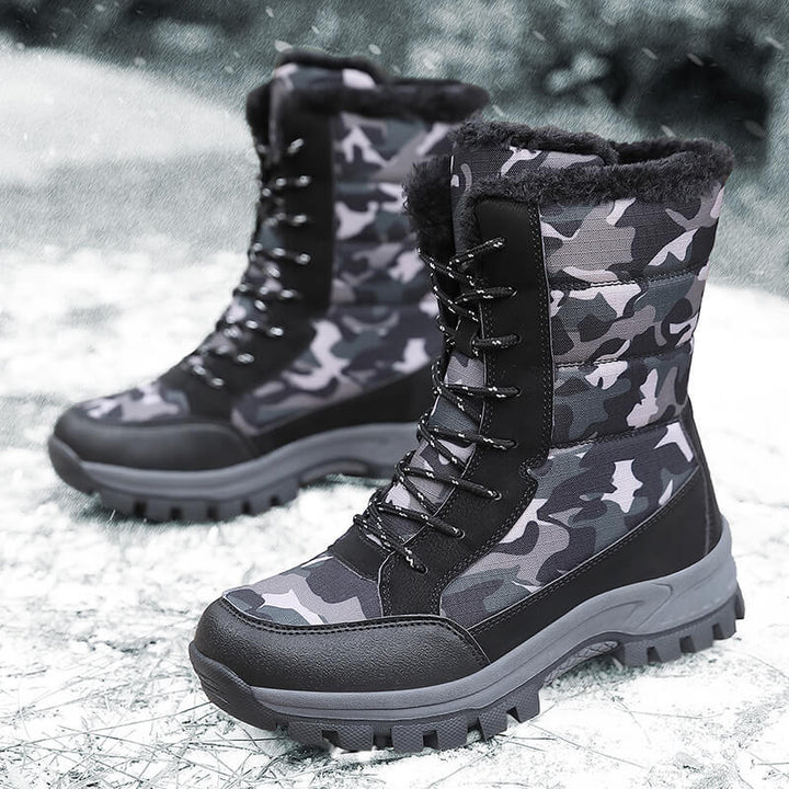 Winter boots for women lined with an insulating inner lining and a non-slip molded sole Lune London