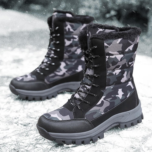 Winter boots for women lined with an insulating inner lining and a non-slip molded sole Amarae