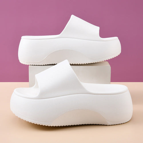 Women Elevated Platform Slip Sandals Amarae