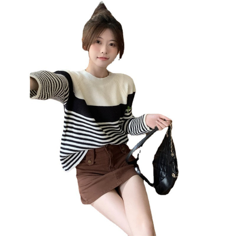 Women's casual striped sweater Chic & Stil