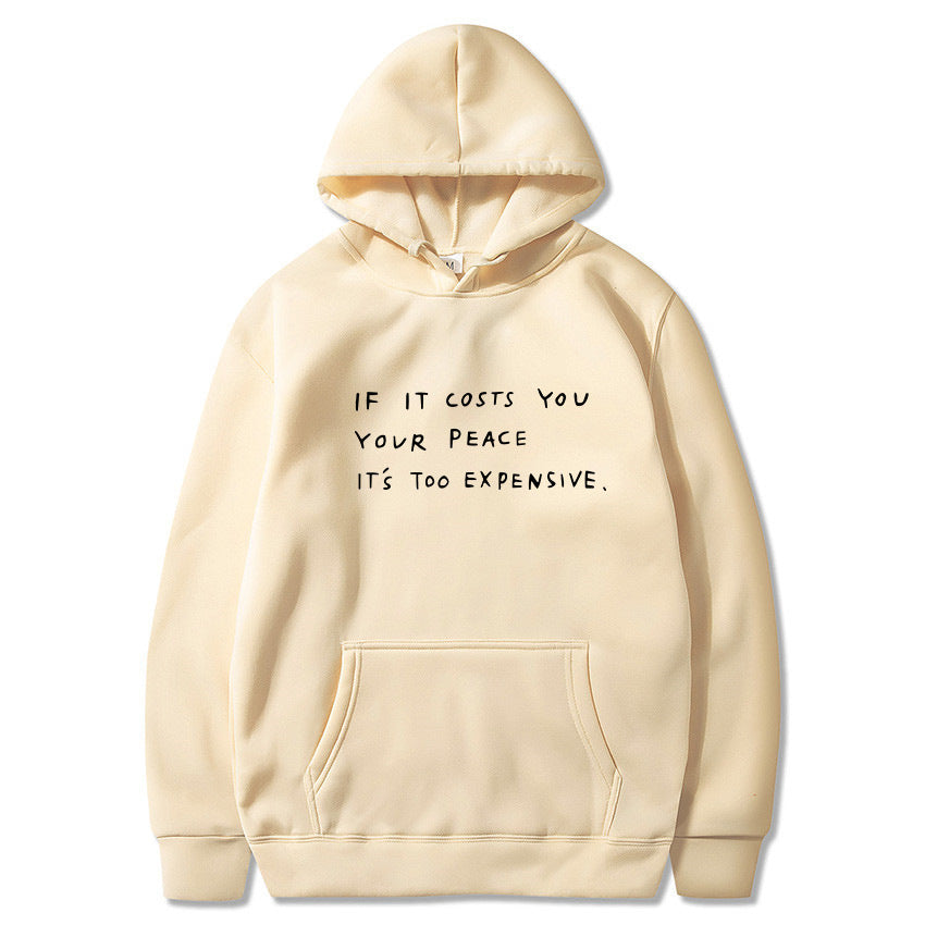 Women's hoodie with inspiring motif Lune London