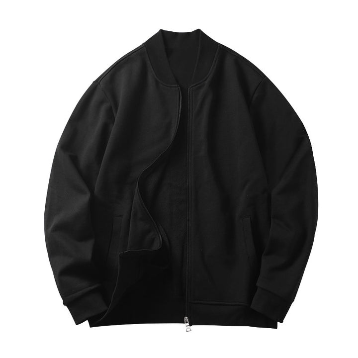 Casual men's varsity jacket with side zip Lune London