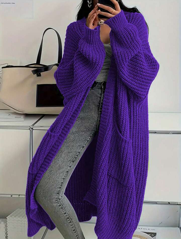 Oversized knitted coat for women Lune London