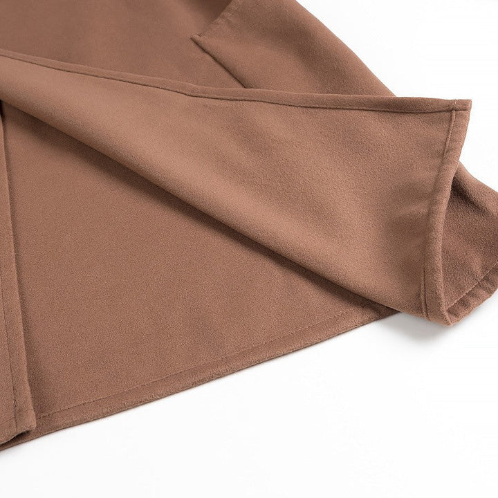 Lune London | Standing Collar Cape-Style Coat