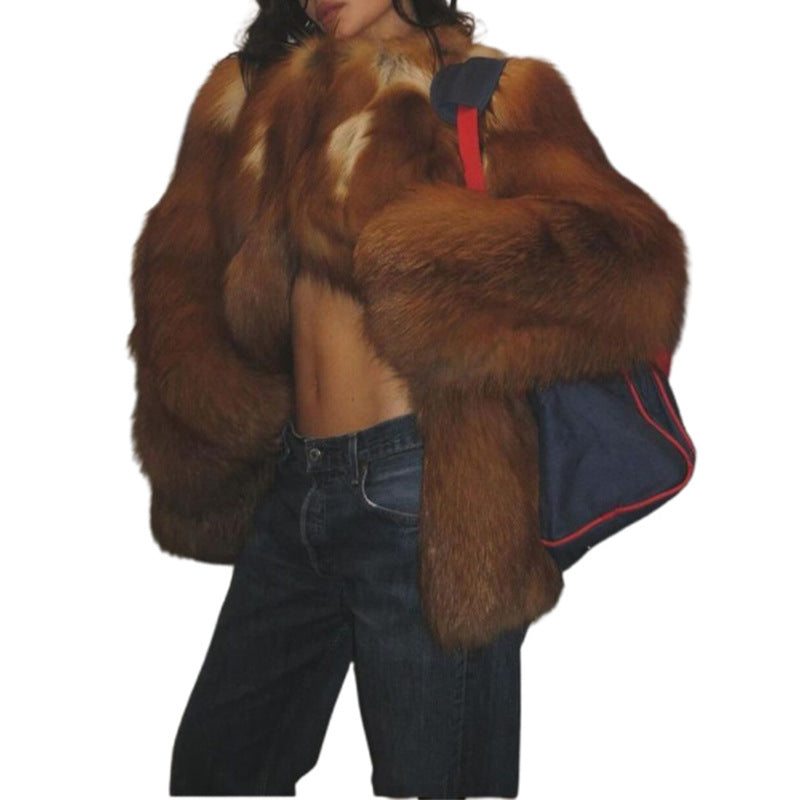 Ladies Amarae Faux Fur Jacket