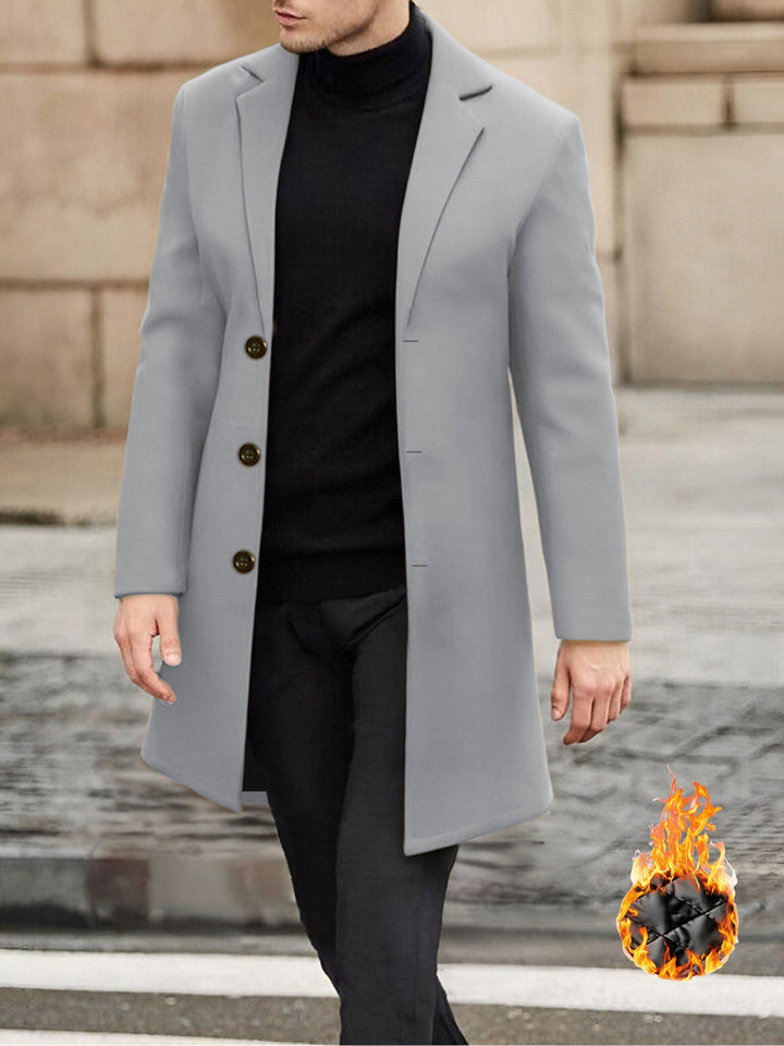 Classic and elegant wool coat for men Lune London