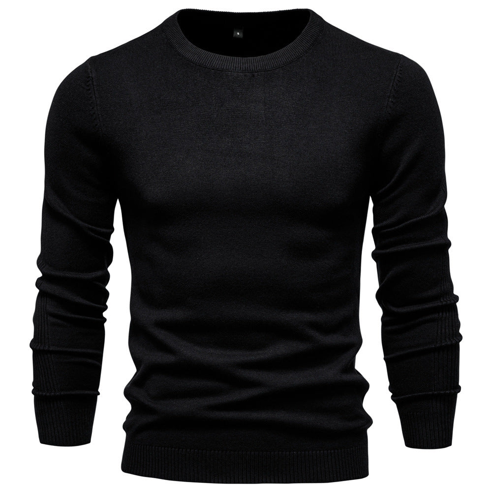 Men's Round Neck Sweater Made Of High-Quality Cotton Lune London