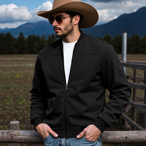 Stylish bomber jacket for men in high-quality material Amarae
