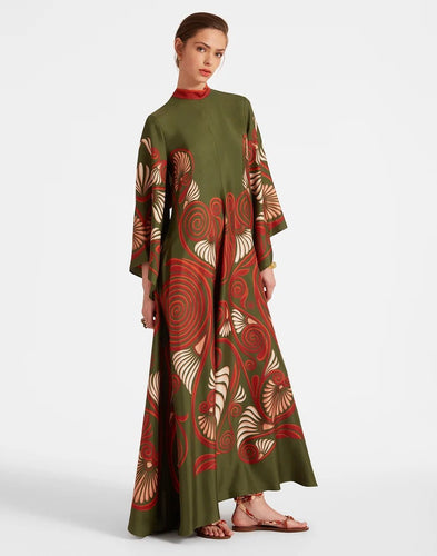 Amarae | Printed Three-Quarter Sleeve Dress