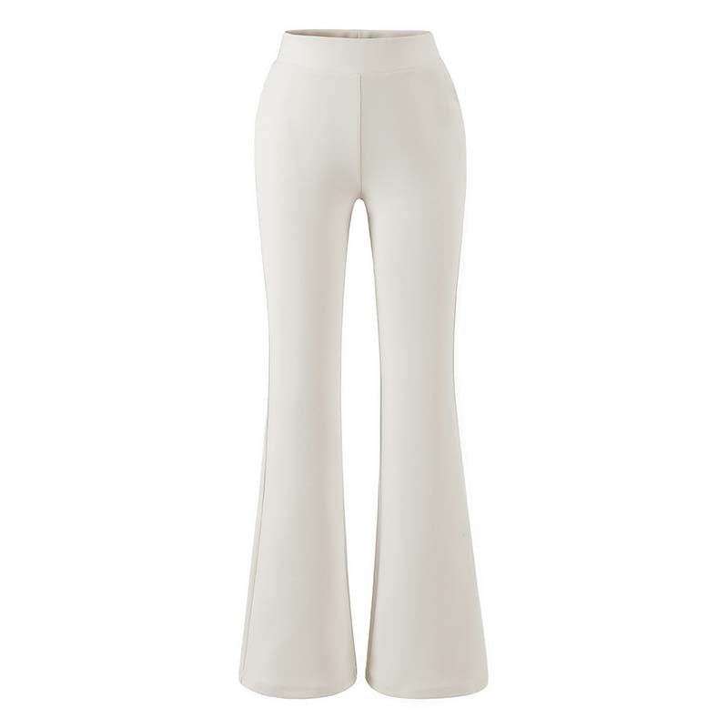 Women high-waisted stretch flared pants with wide bootcut cut Amarae
