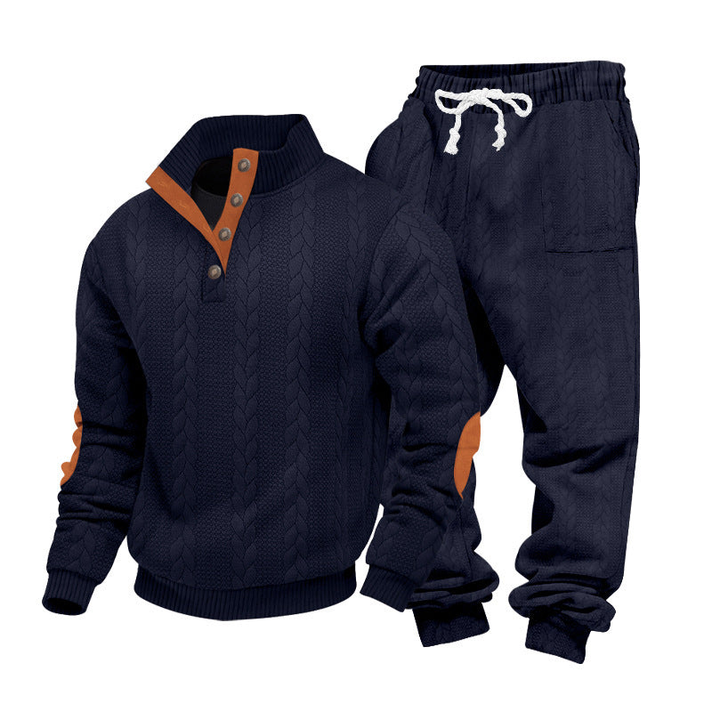 Men's comfortable knitted sweater and tracksuit set Lune London