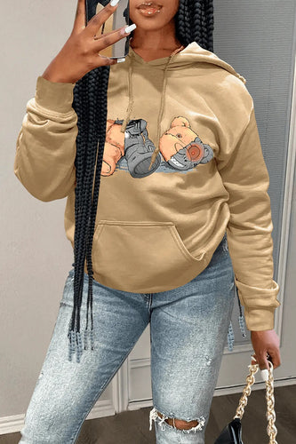 Women's hoodie with artistic graphic design Amarae