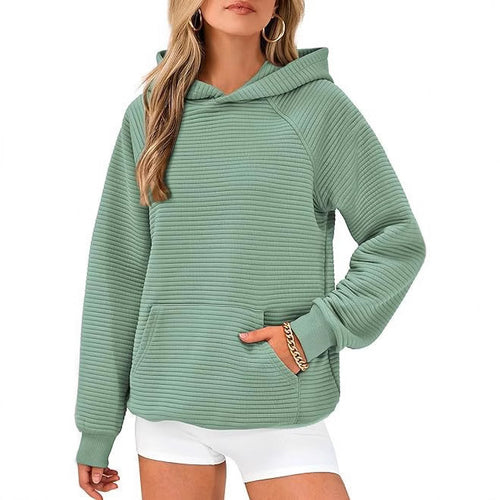 Comfortable hoodie for women with textured design Amarae