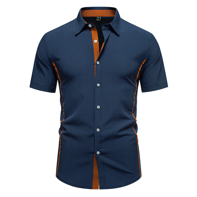 Men's Short Sleeve Shirt with Modern Cut Lune London