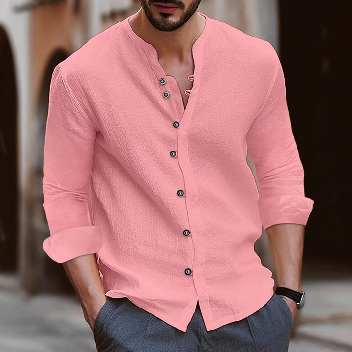 Casual shirt for men with button placket and modern fit Lune London