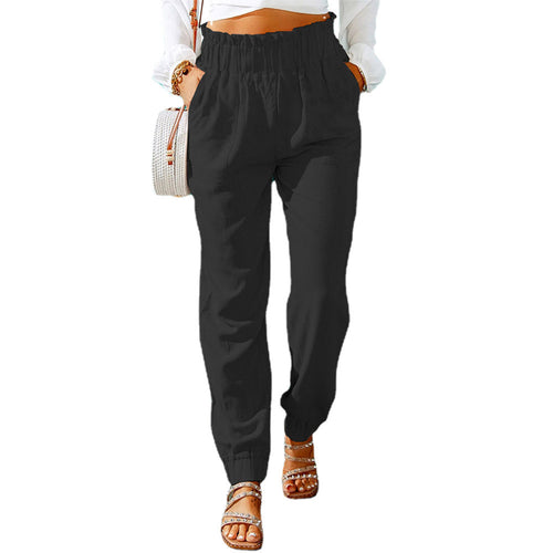 Comfortable and stylish summer pants for women with elastic waist and convenient pockets Amarae