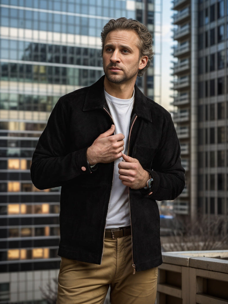 Stylish and high-quality suede jacket for men Lune London