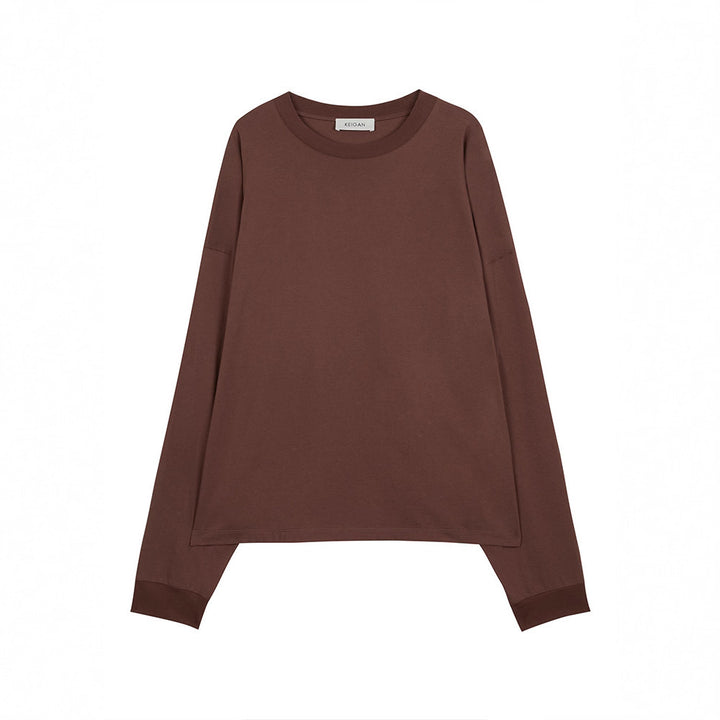Casual long sleeve T-shirt for women made of high-quality cotton with a comfortable fit and a modern design Lune London