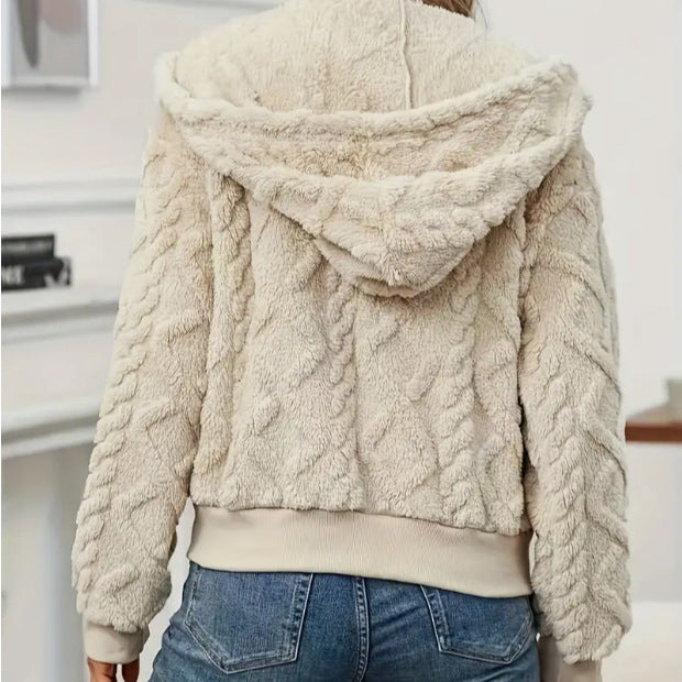 Ladies Chic and Stylish Cozy Fleece Jacket
