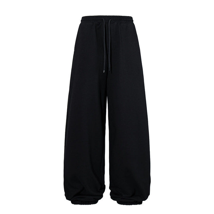 Women's extra-wide palazzo sweatpants with high comfort waistband and balloon hem