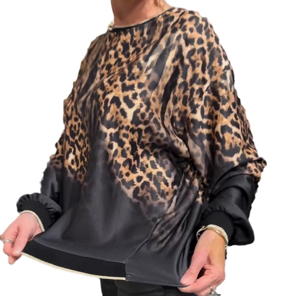 Pull féminin à la mode avec imprimé léopard tendance Chic & Stil