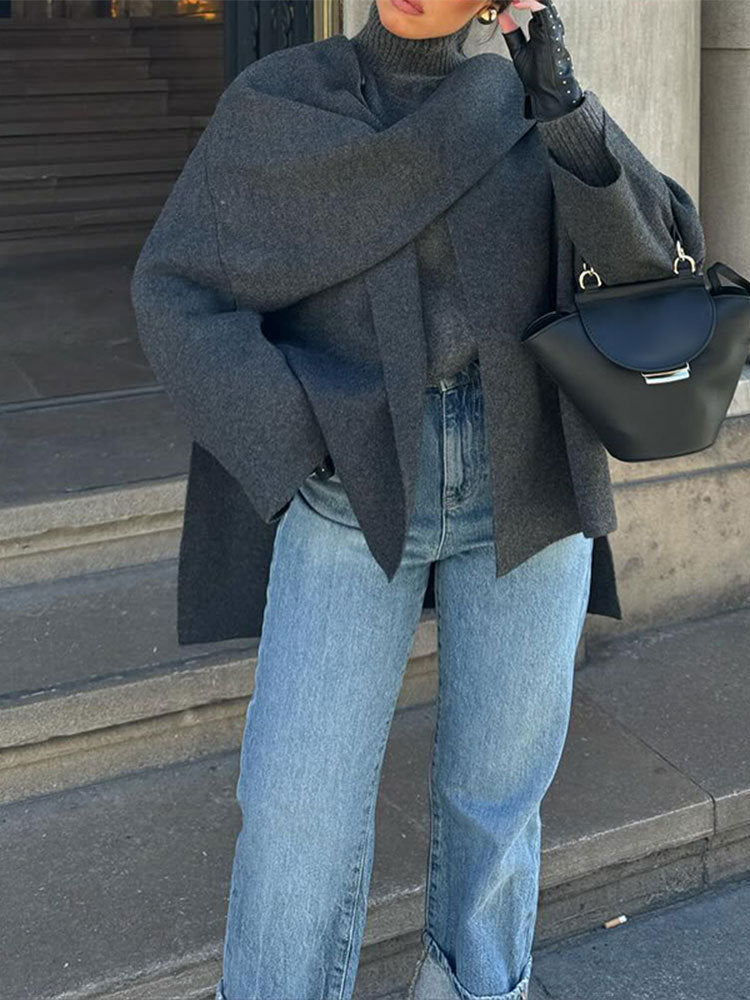 Ladies Oversized Wool Jacket Lune London