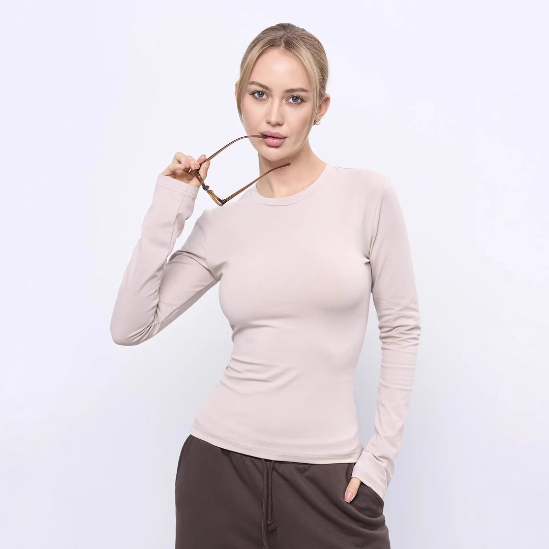 Women's Long Sleeve Shirt made of breathable cotton Chic & Stil