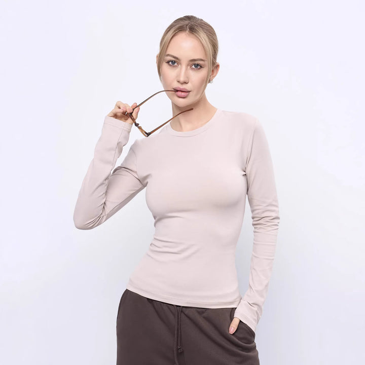 Women's Long Sleeve Shirt made of breathable cotton Chic & Stil