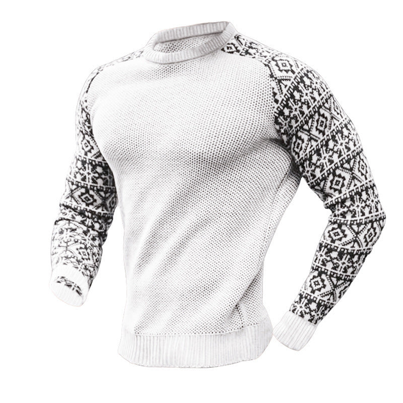Men's knit sweater with graphic pattern Lune London