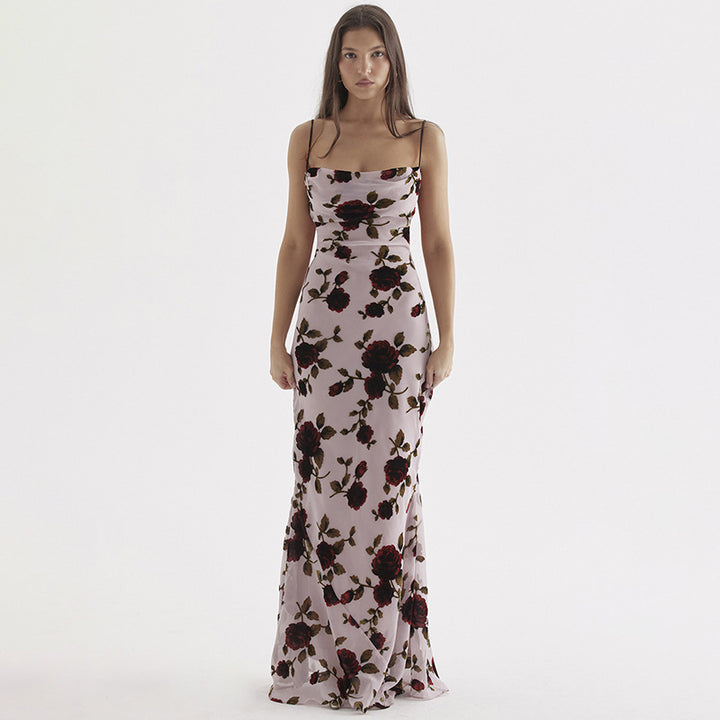 Ladies Floral Long Maxi Dress Lune London 1751507272
