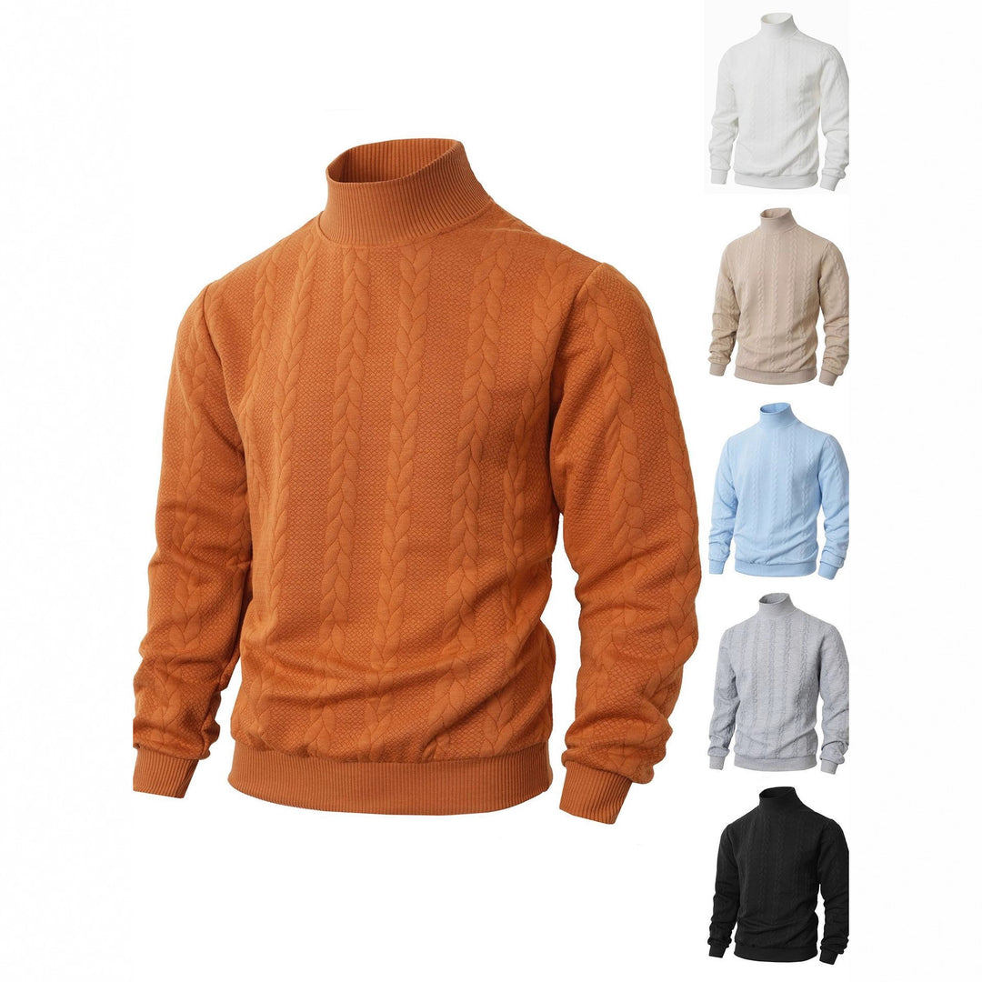 Structured high-neck sweater for men Lune London