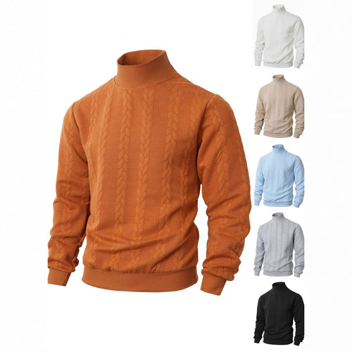 Structured high-neck sweater for men Amarae