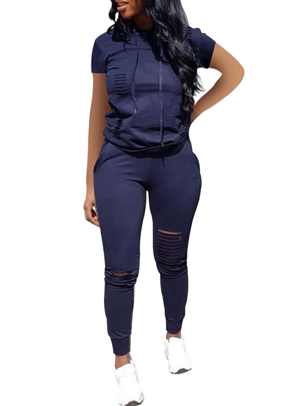 Women's jogging set with stylish zipper details and a sporty cut Lune London