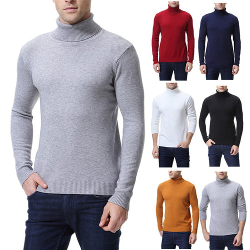 Men's fine cotton turtleneck sweater Amarae