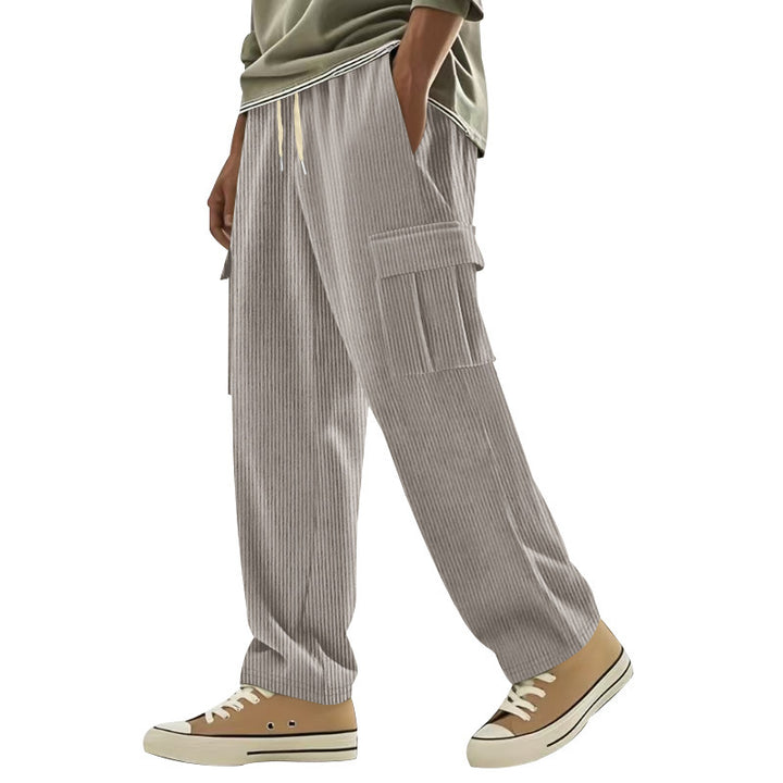 Casual corduroy pants for men with side pockets Lune London