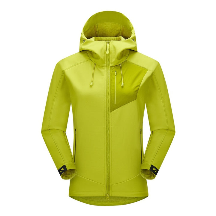 Men's Softshell Trekking Jacket with Hood breathable windproof stretch Amarae