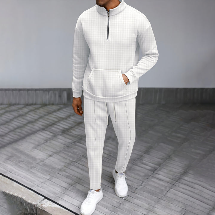 Men's sports leisure set with zipper and practical pockets Amarae