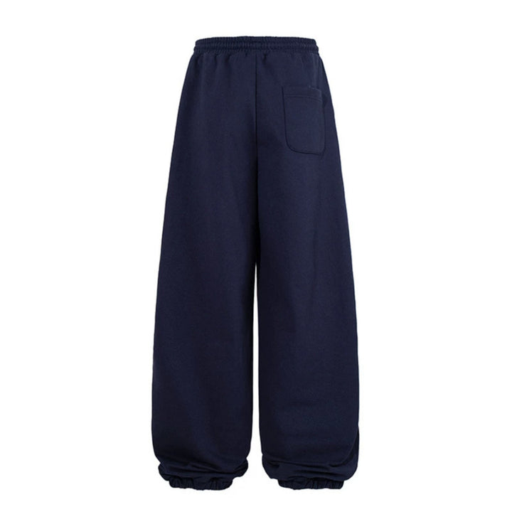 Women's extra-wide palazzo sweatpants with high comfort waistband and balloon hem