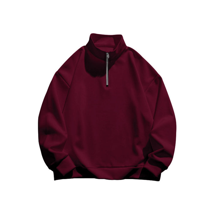 Women's sweatshirt with high collar and zipper Amarae